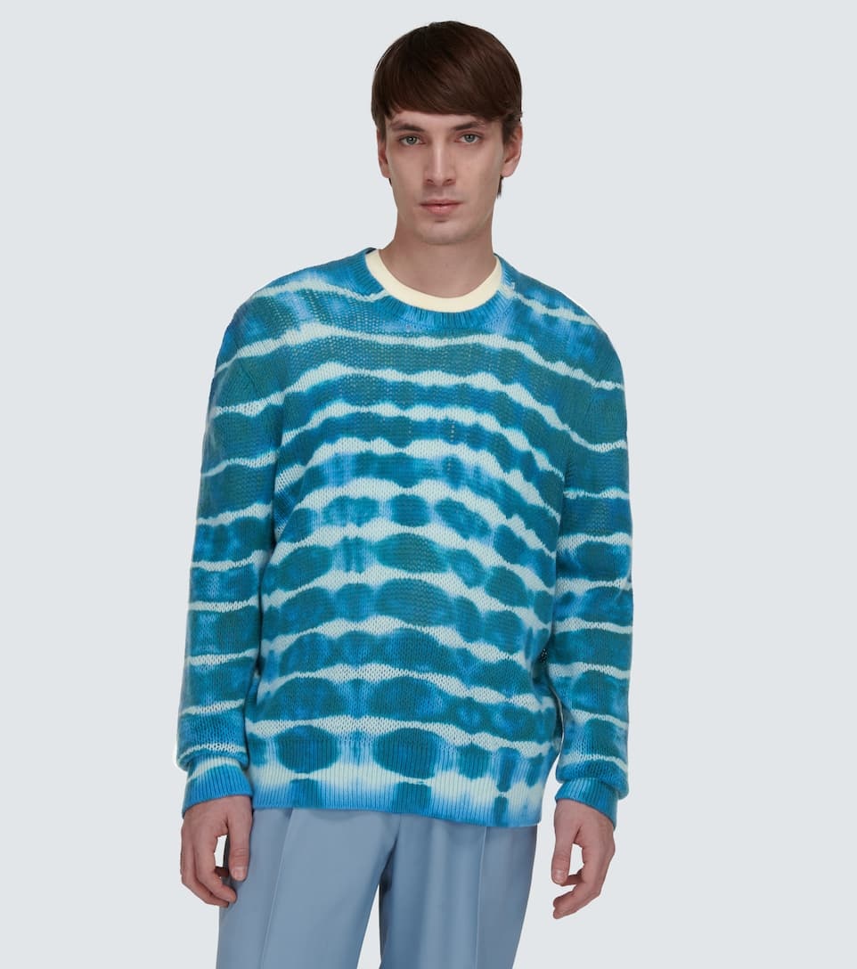 Tie-dye cashmere and wool sweater - 3
