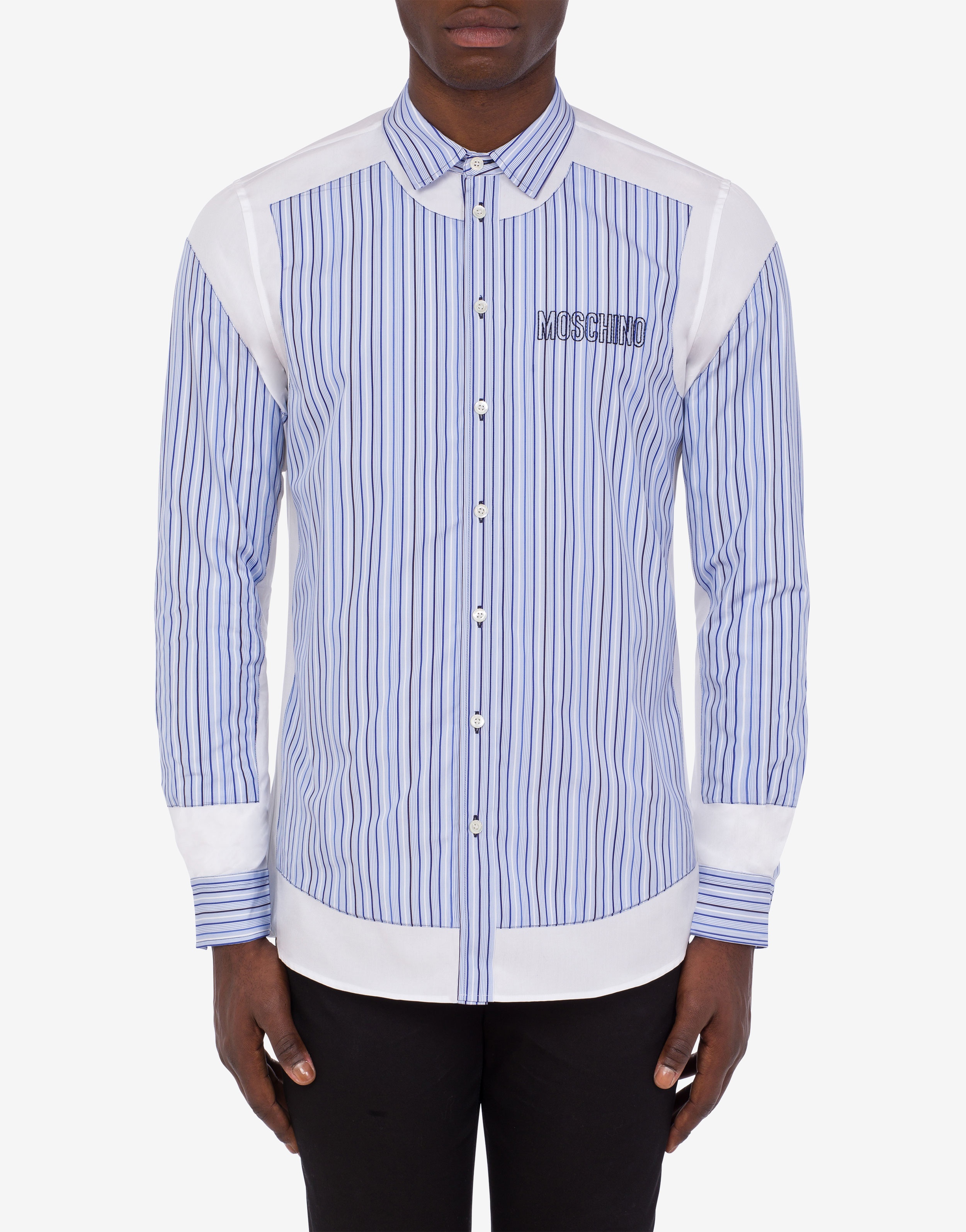 SEWING STRIPES POPLIN SHIRT - 2