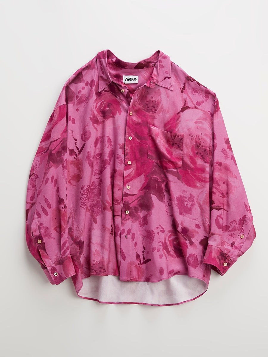 Huge Peonia Twisted Shirt - 1
