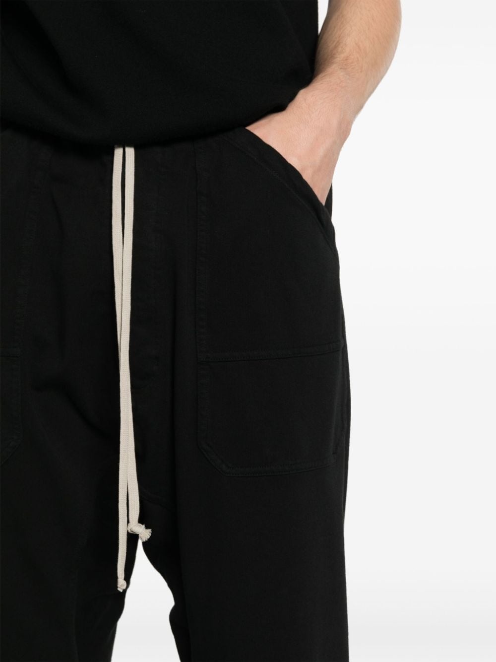 organic-cotton drop-crotch trousers - 5
