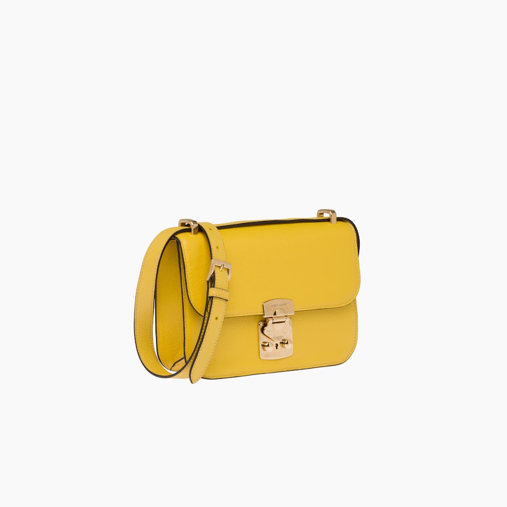 Madras leather shoulder bag 2
