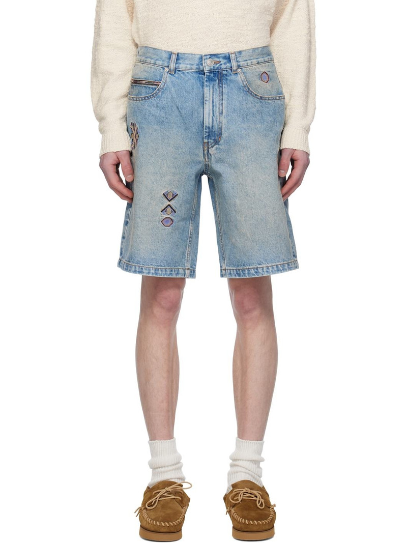 Blue Jerryli Denim Shorts 1