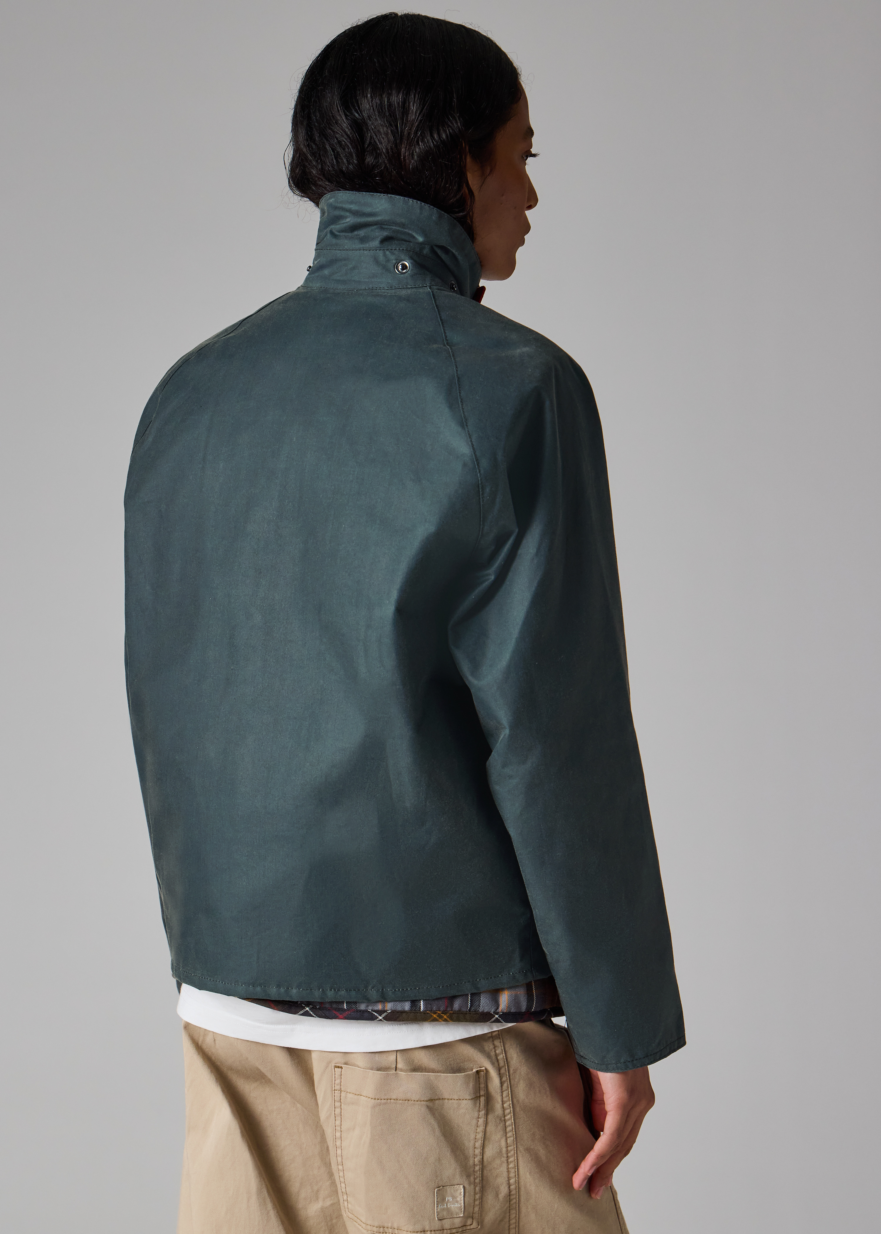 Paul Smith loves Barbour - Slate Transport Wax Jacket - 17