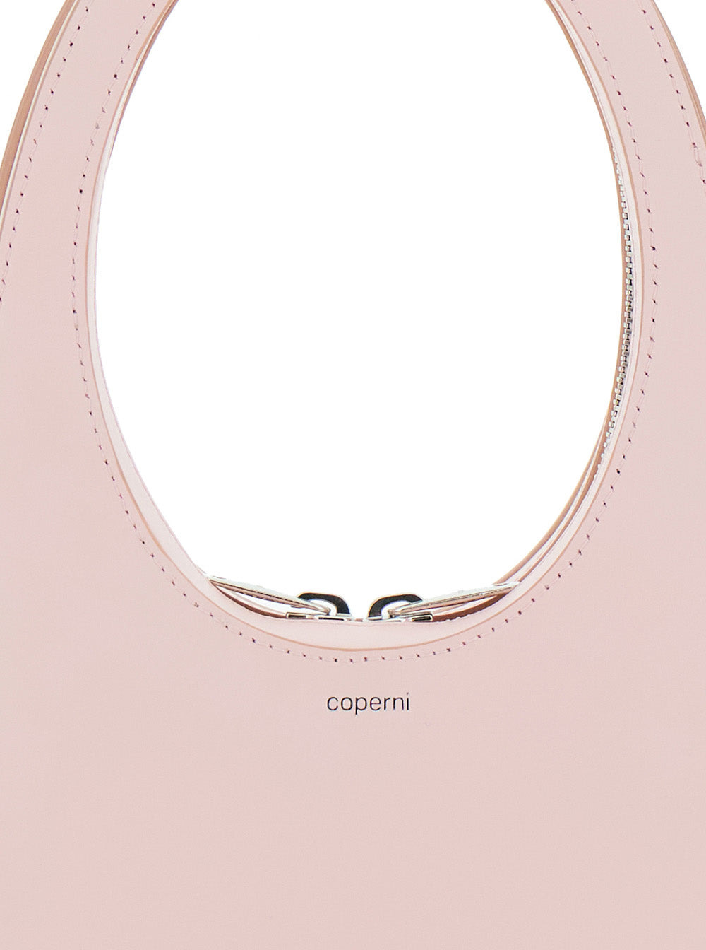 Coperni Women 'Mini Swipe' Pink Crossbody Bag With Embossed Logo And Removable Shoulder Strap In Lea - 5