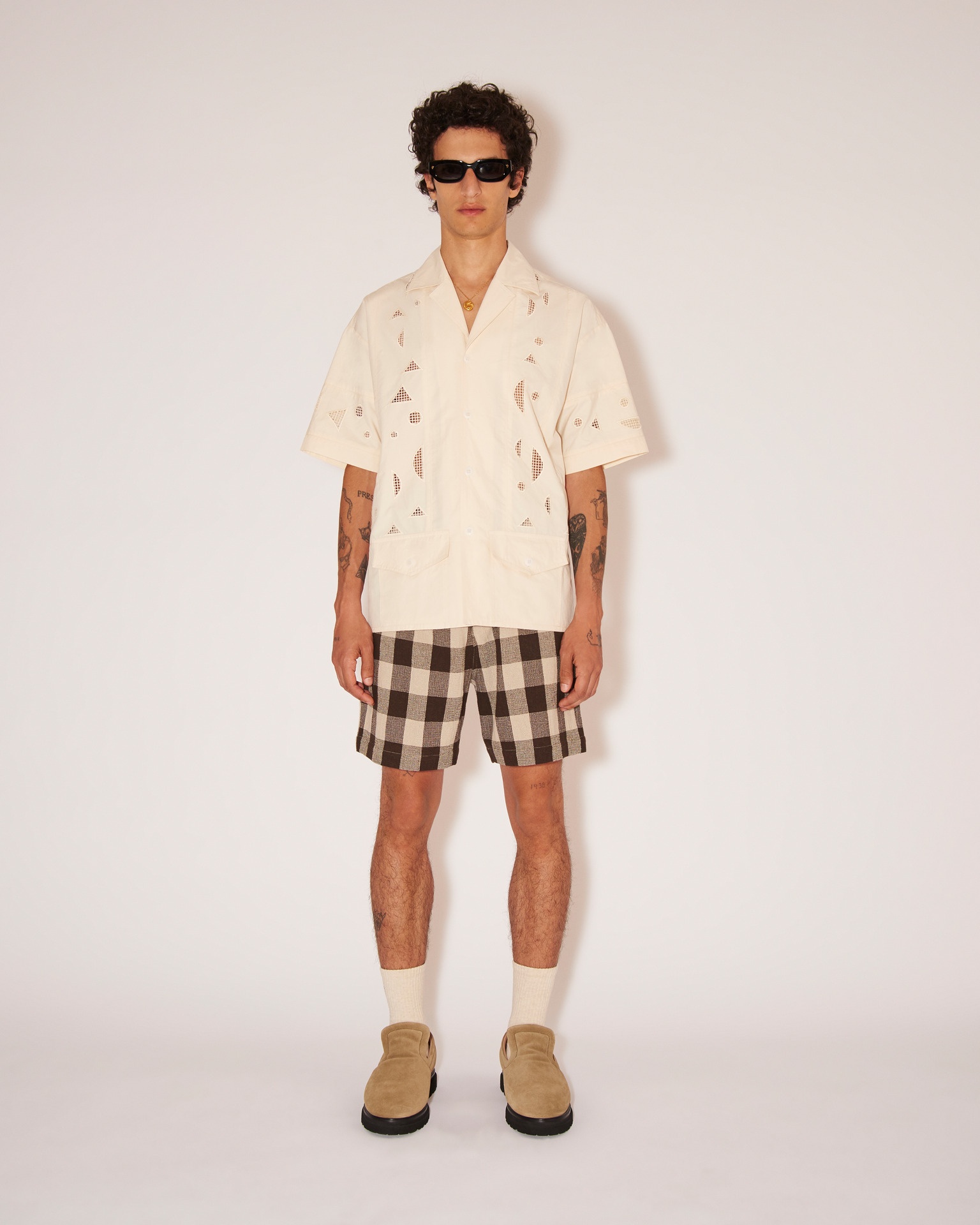 NAZ - Embroidered poplin shirt - 2