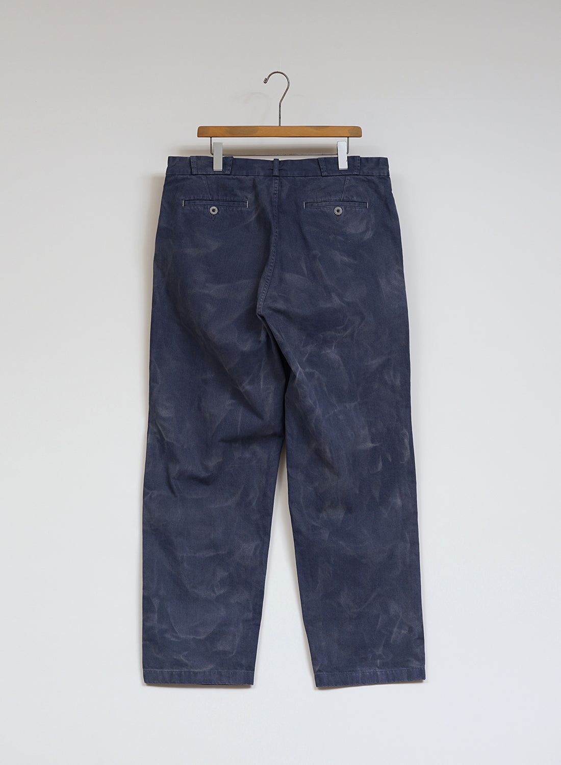 Wide Leg Jean Cotton Twill in RAF Blue - 7