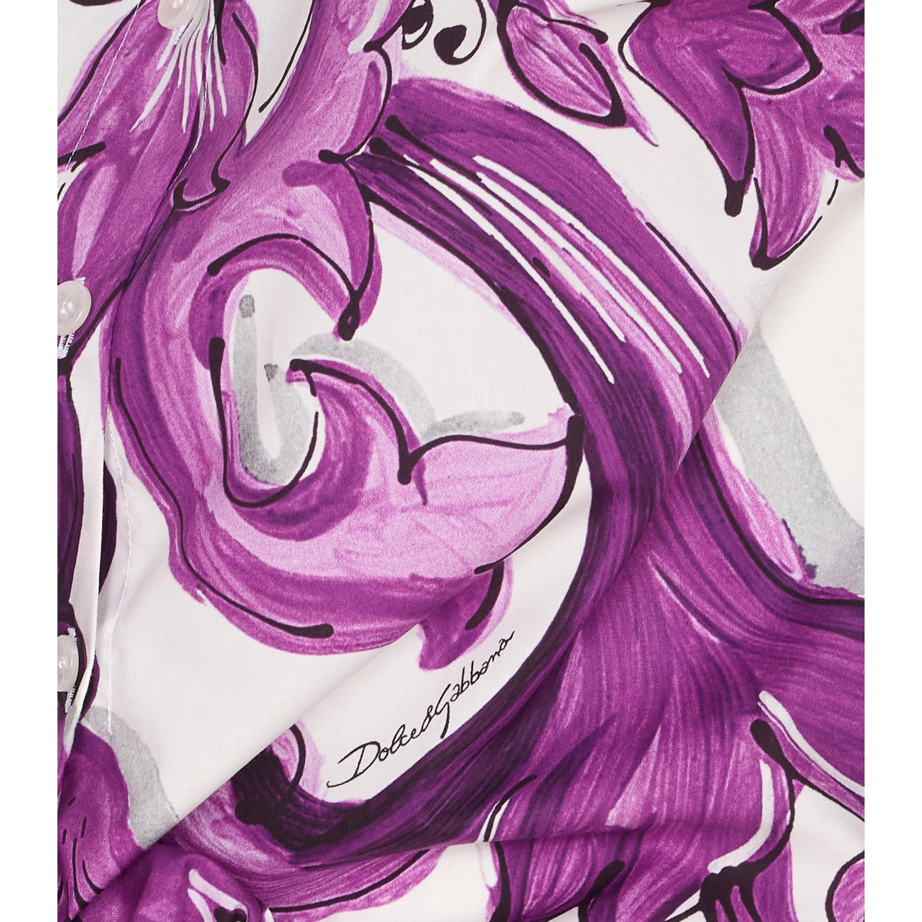 Dolce&Gabbana Women Maiolica Print Shirt - 3
