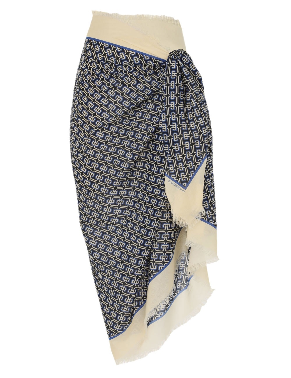 PRINTED COTTON PAREO - 1