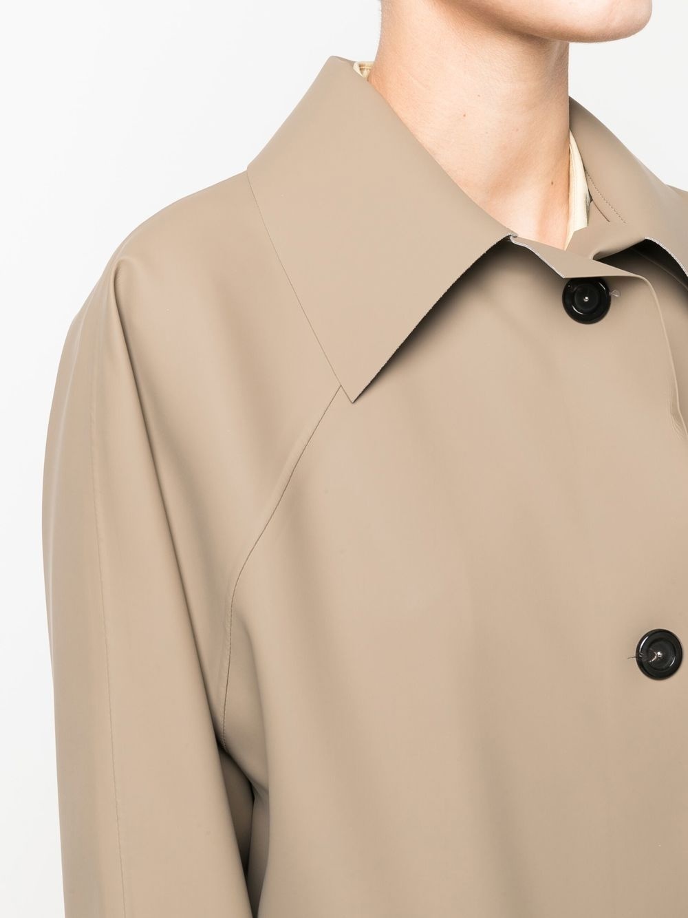 single-breasted button coat - 5