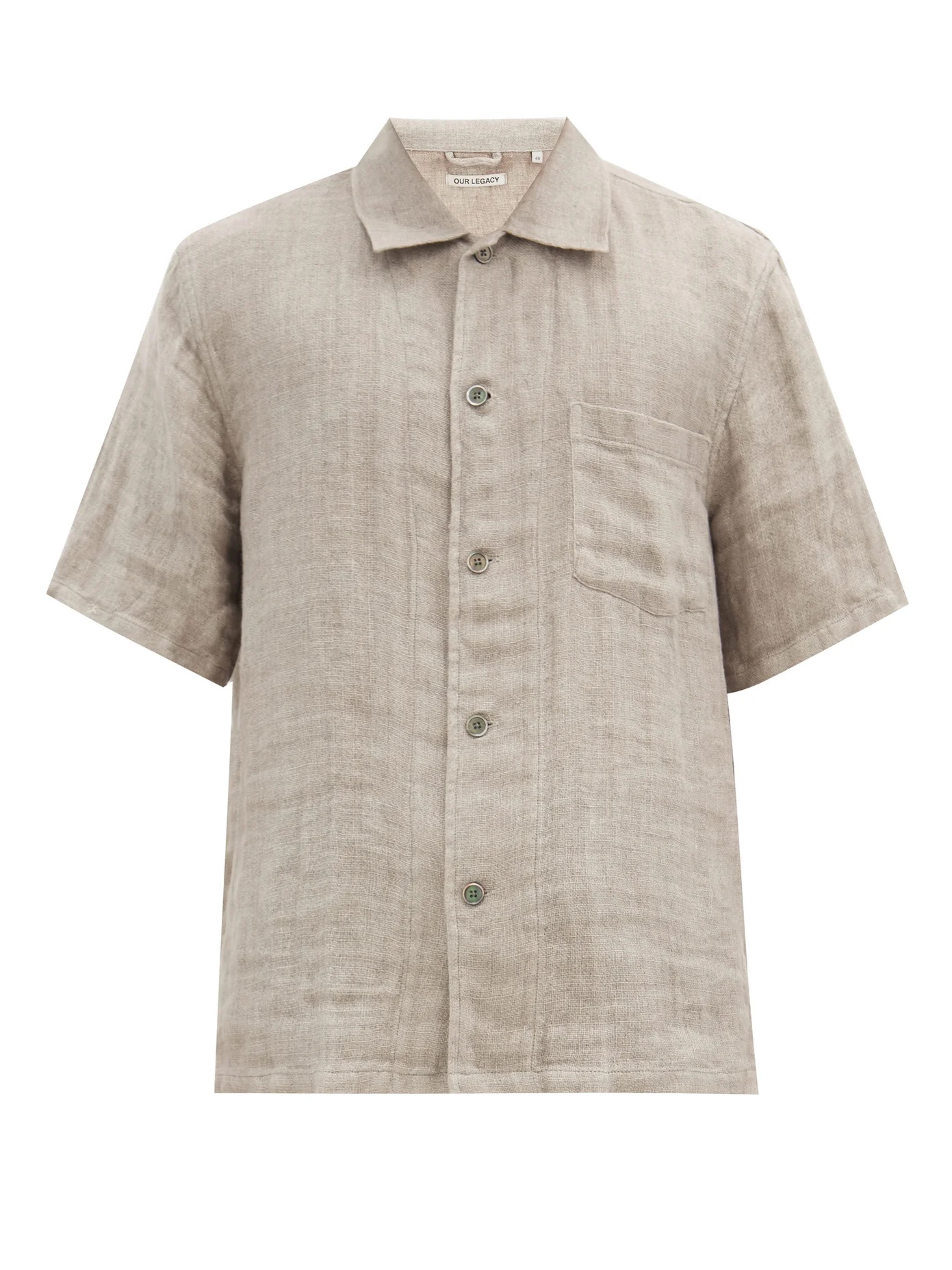 Box linen shirt - 1