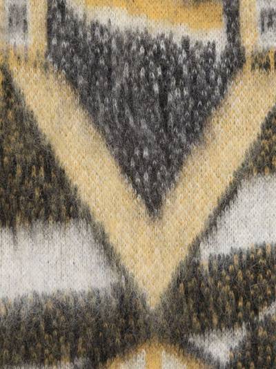 Martine Rose intarsia-knit logo scarf outlook