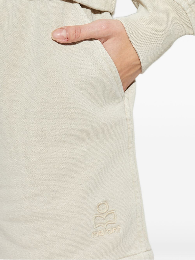 Miranae logo-embroired track shorts 5