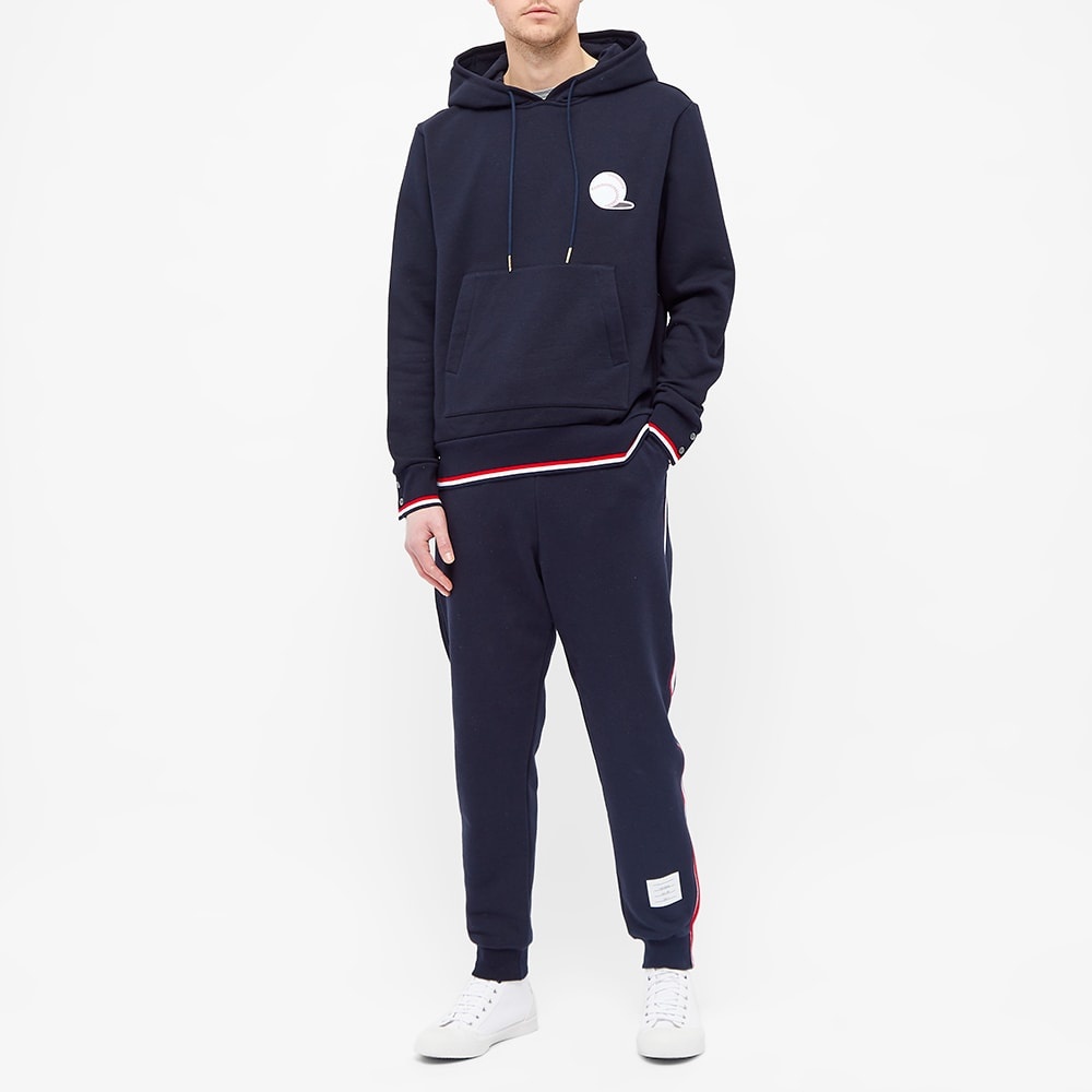 Thom Browne Baseball Icon Stripe Tipped Hoody - 6