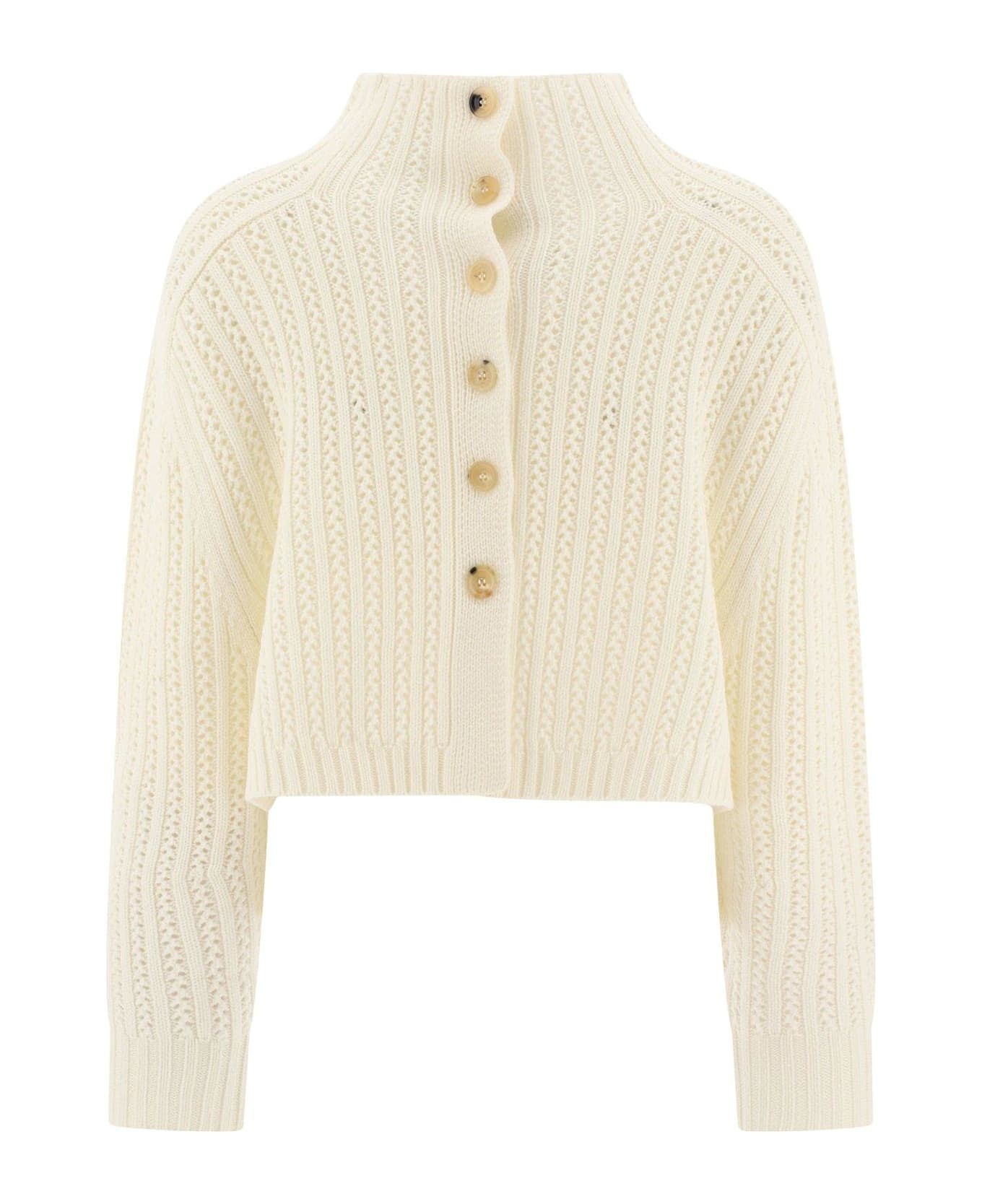 Hodeida High Neck Cropped Cardigan Max Mara - 2