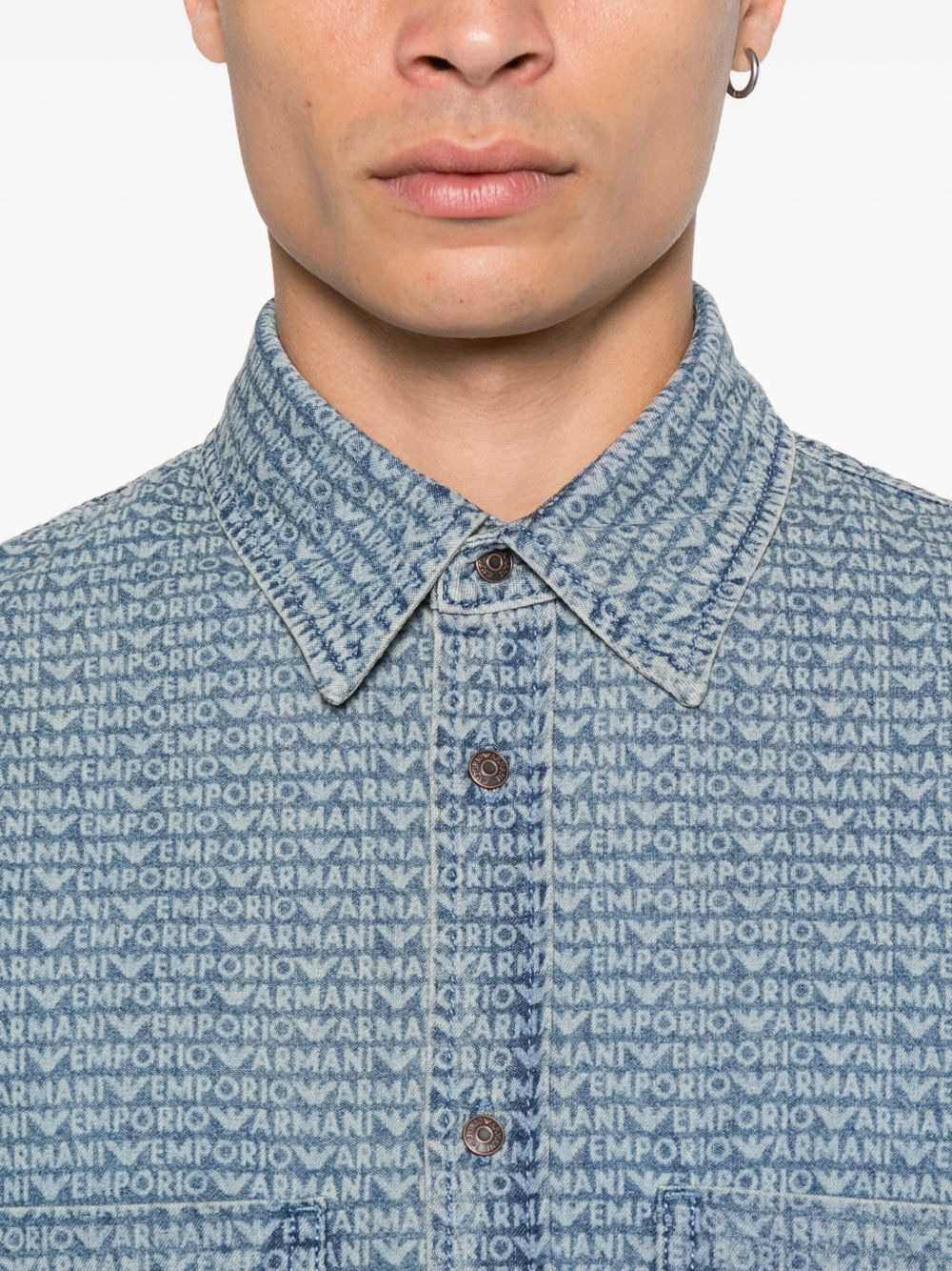 Denim Cotton Shirt - 2