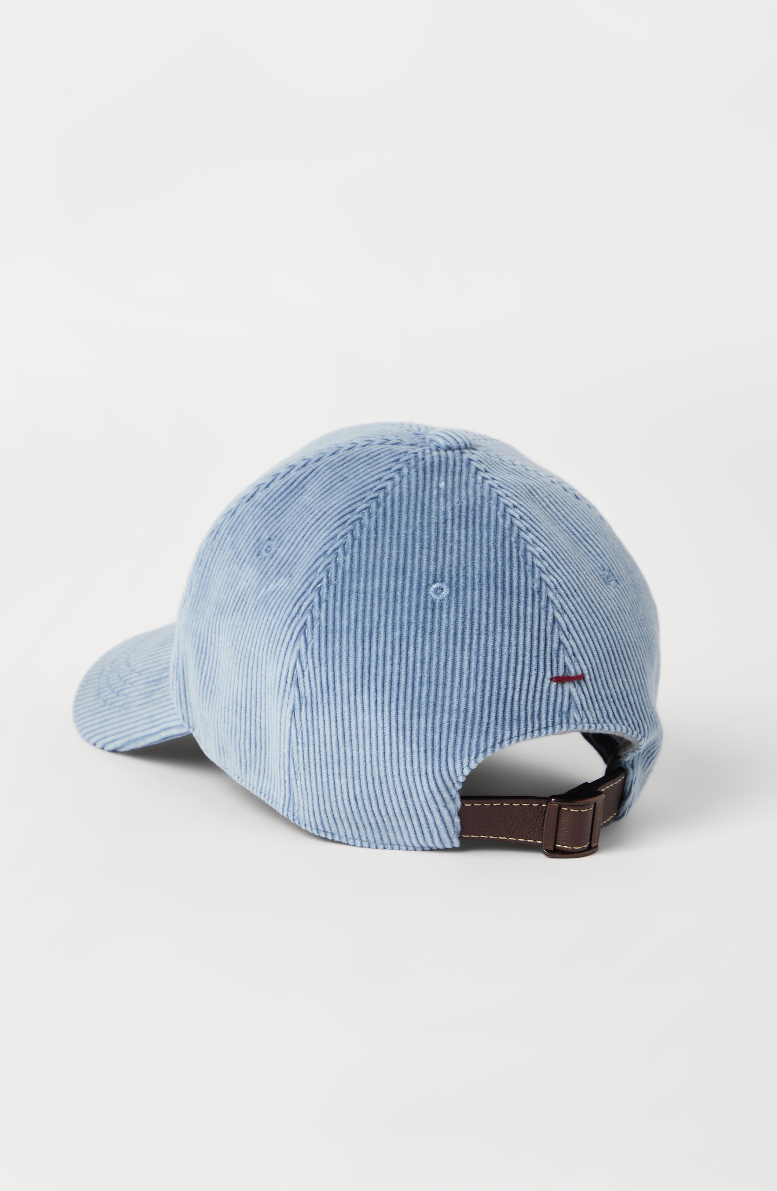 Brunello Cucinelli Baseball cap with logo in Denim at Nordstrom - 3