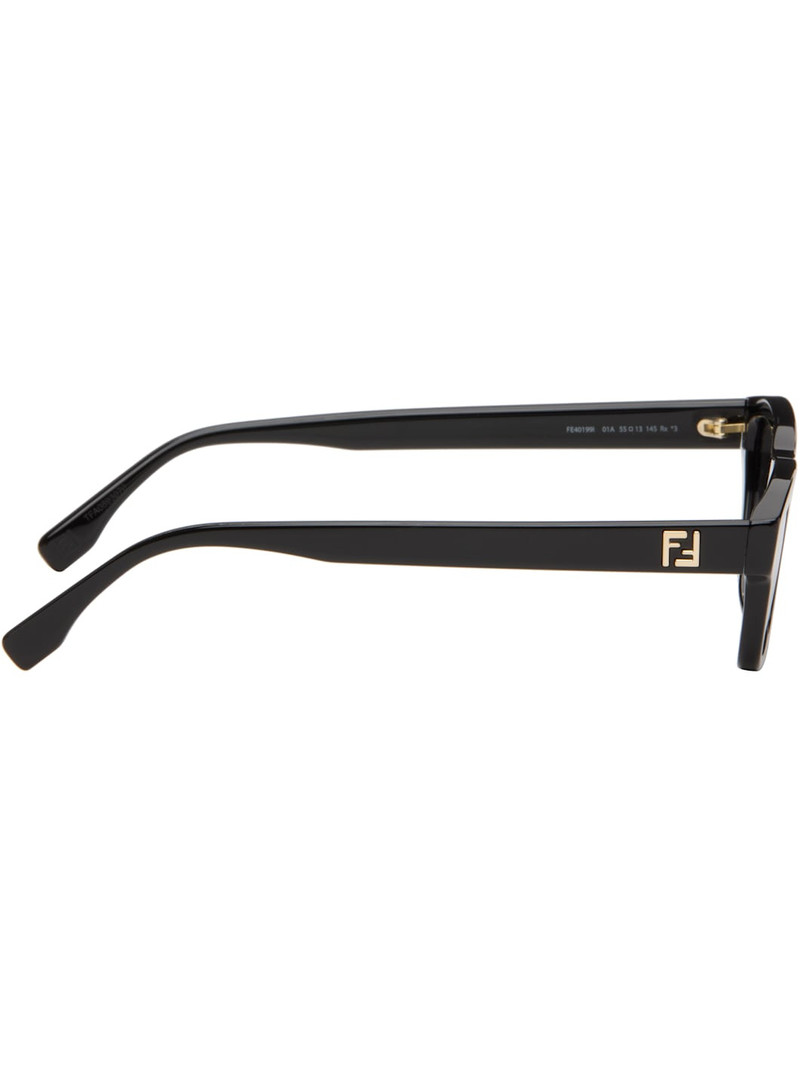 FENDI Black 'Squared FF' Sunglasses outlook