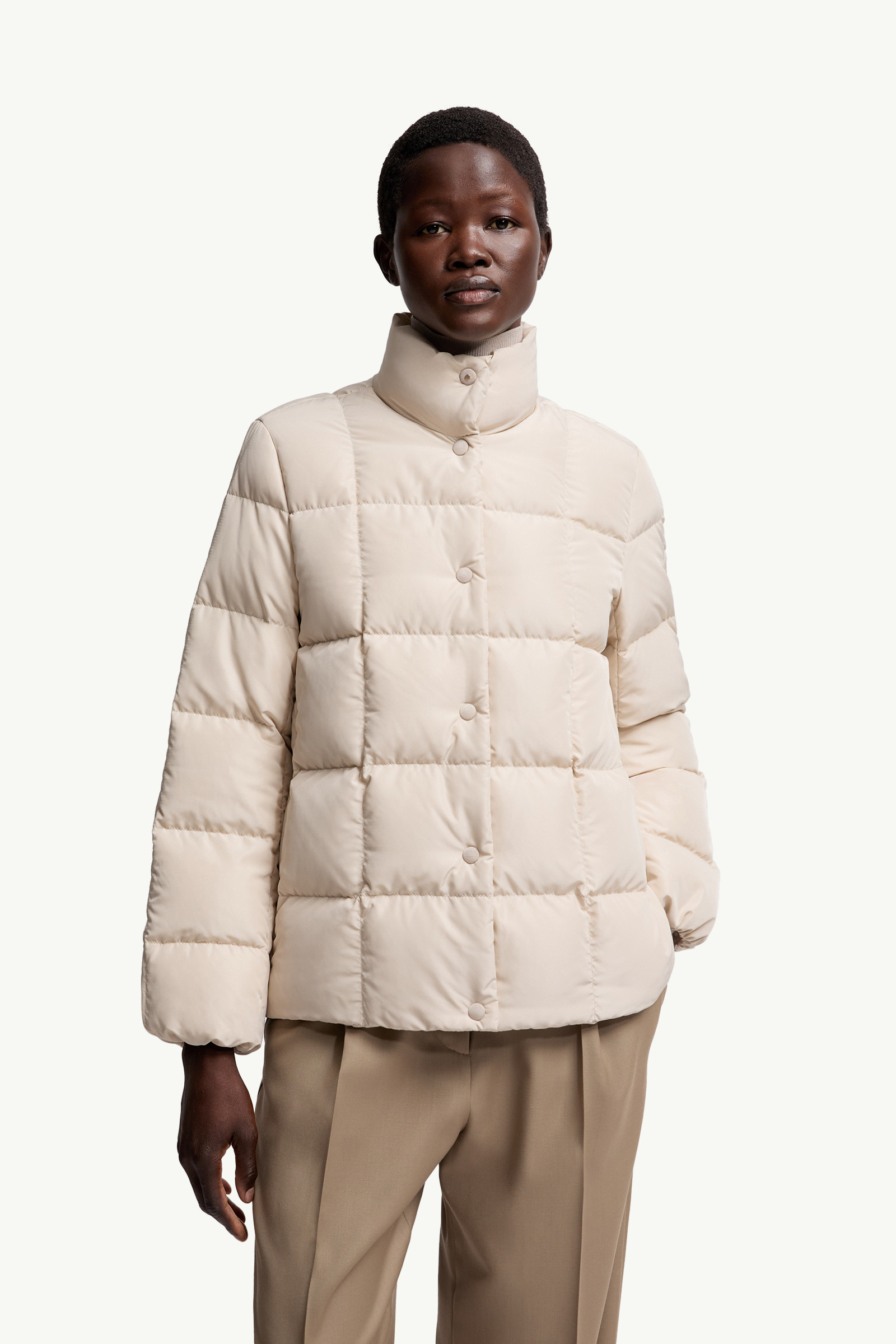 Cochevinne Square-Quilted Short Down Jacket - 3