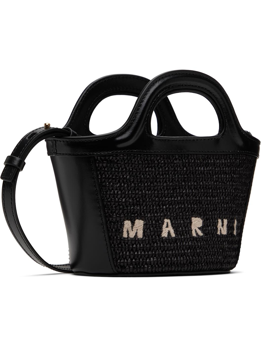 Black Tropicalia Micro Tote - 2