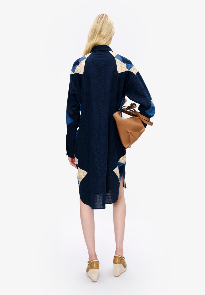 A.P.C. PATCHWORK SHIRT-DRESS outlook