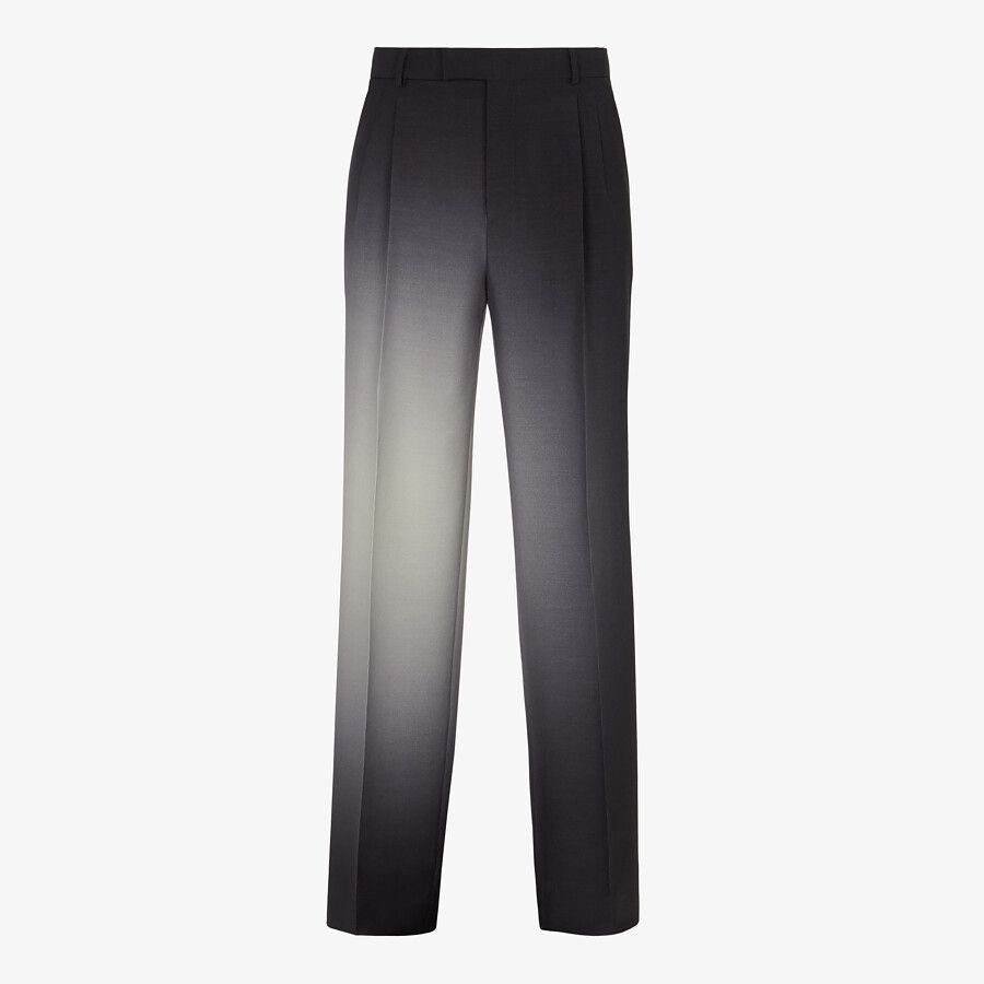 Black wool pants - 1