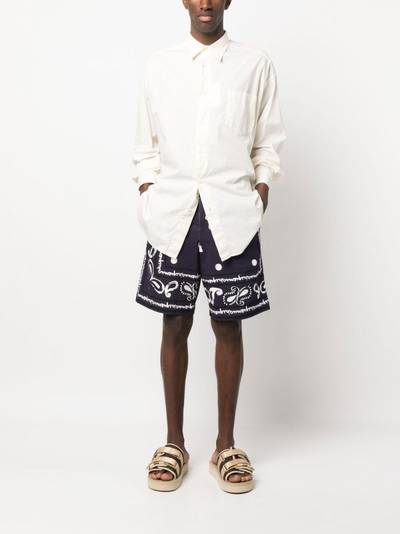 JACQUEMUS Le short Pingo bandana-print shorts outlook