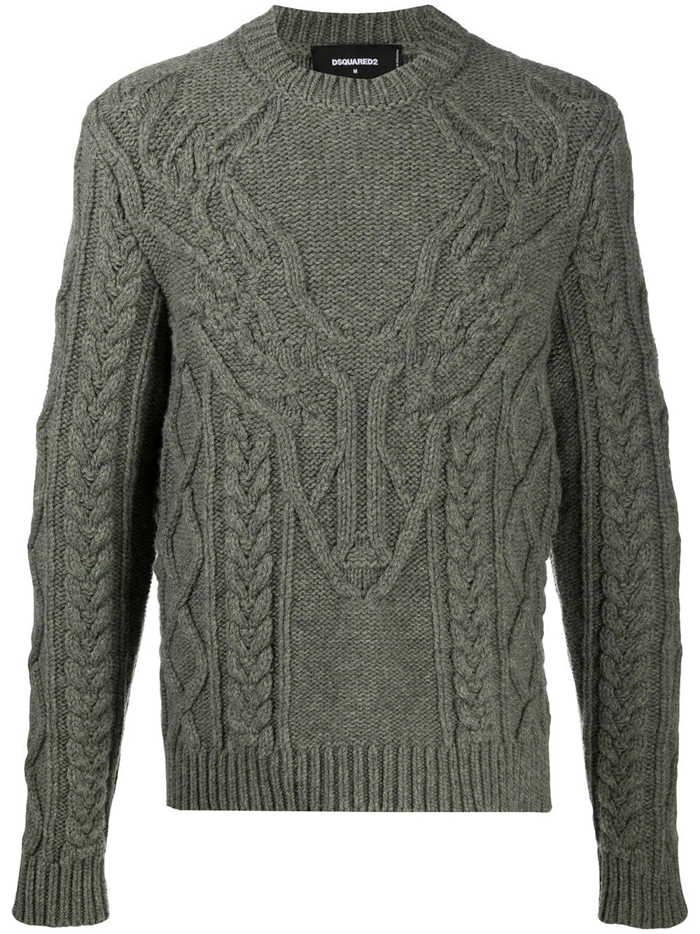 cable knit jumper - 1