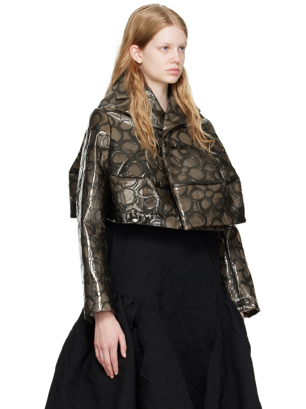 Gray Flower Jacket - 2