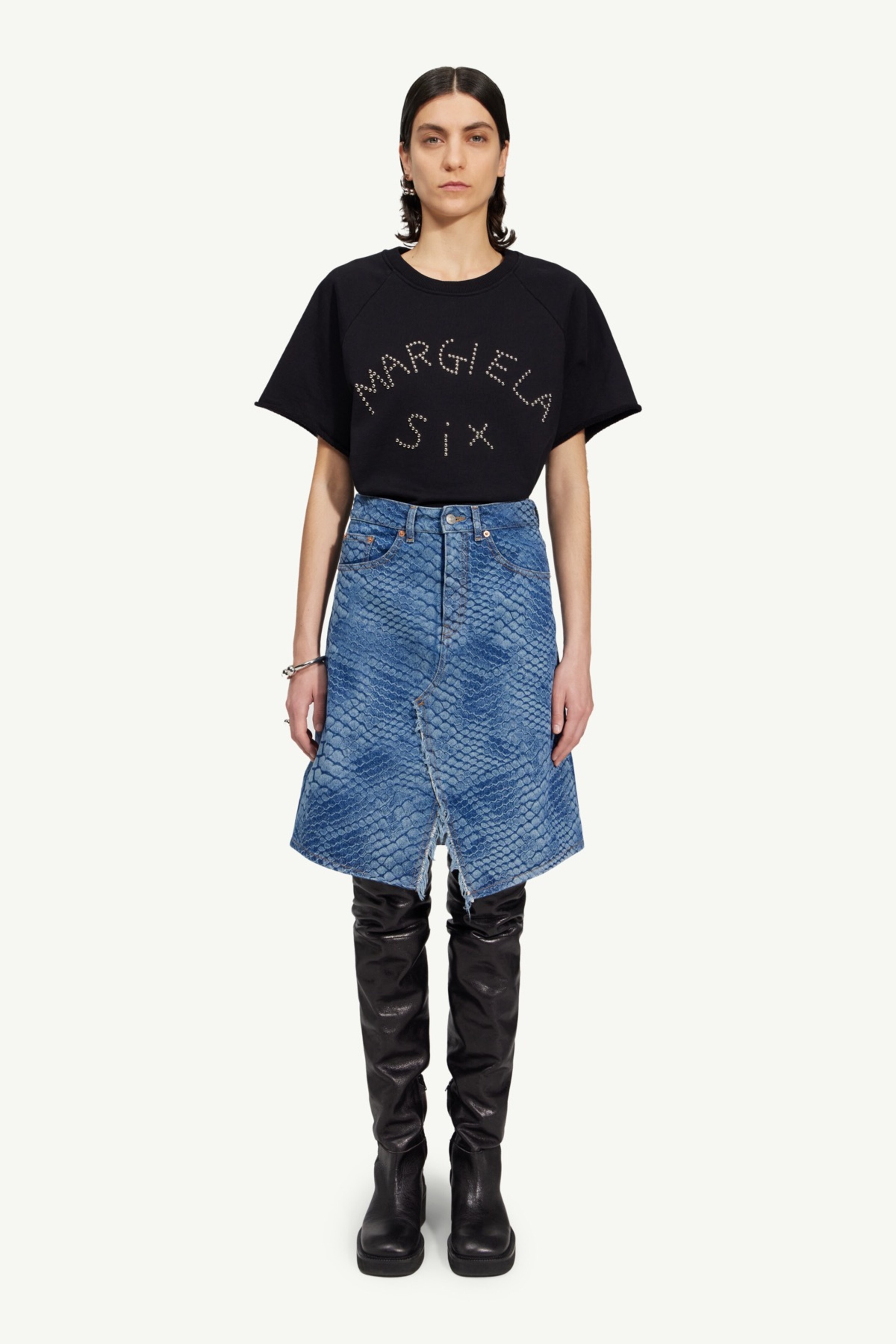 Python denim skirt - 2