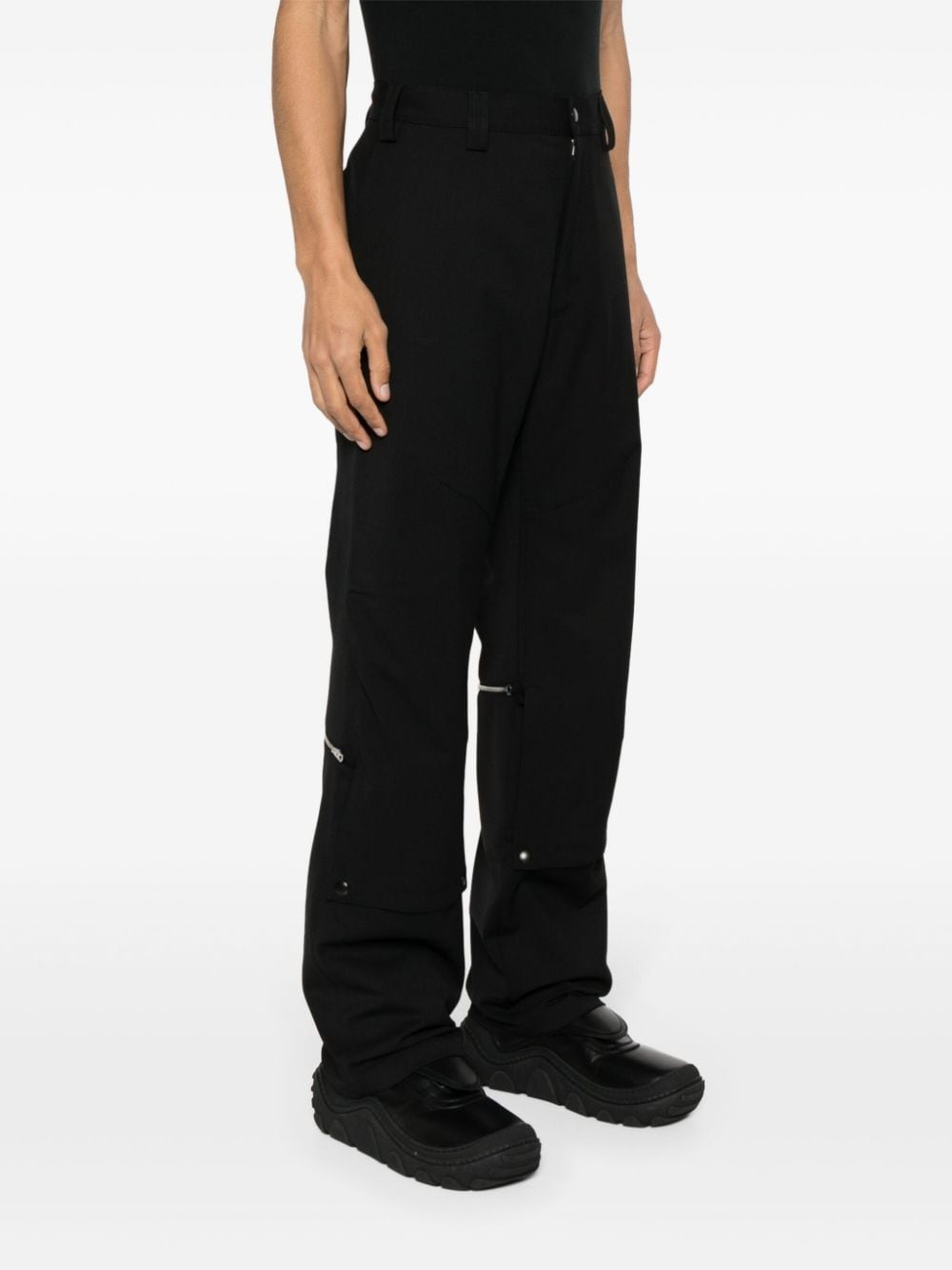 Utility straight-leg trousers - 3