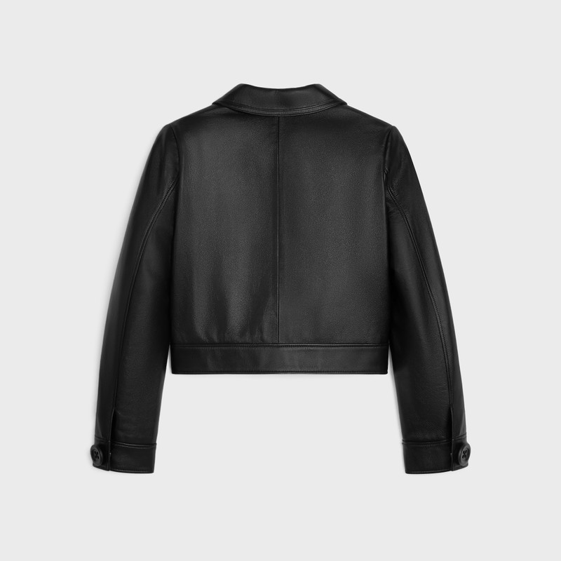 CELINE straight blouson jacket in soft lambskin outlook