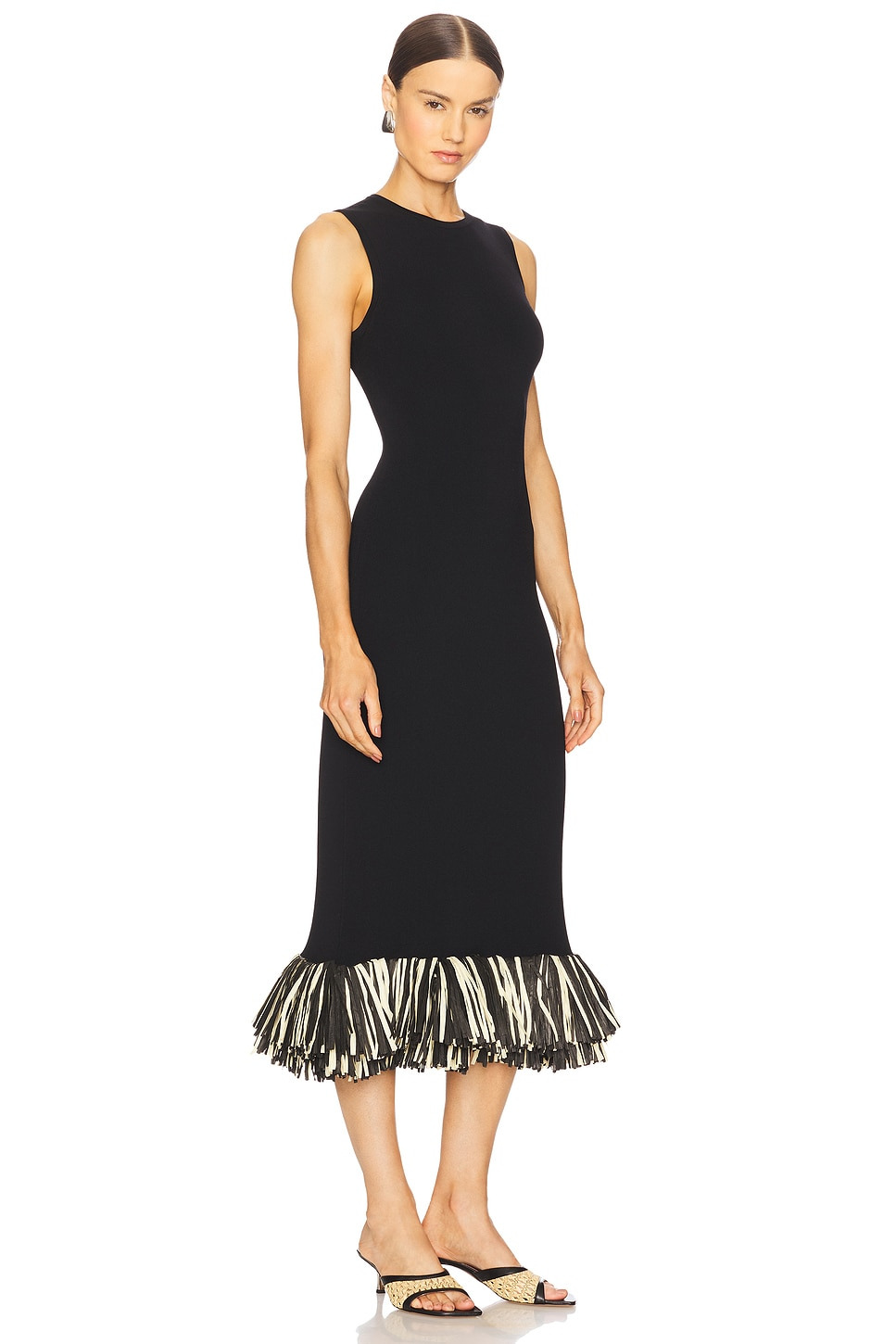 Boa Knit Raffia Dress - 2