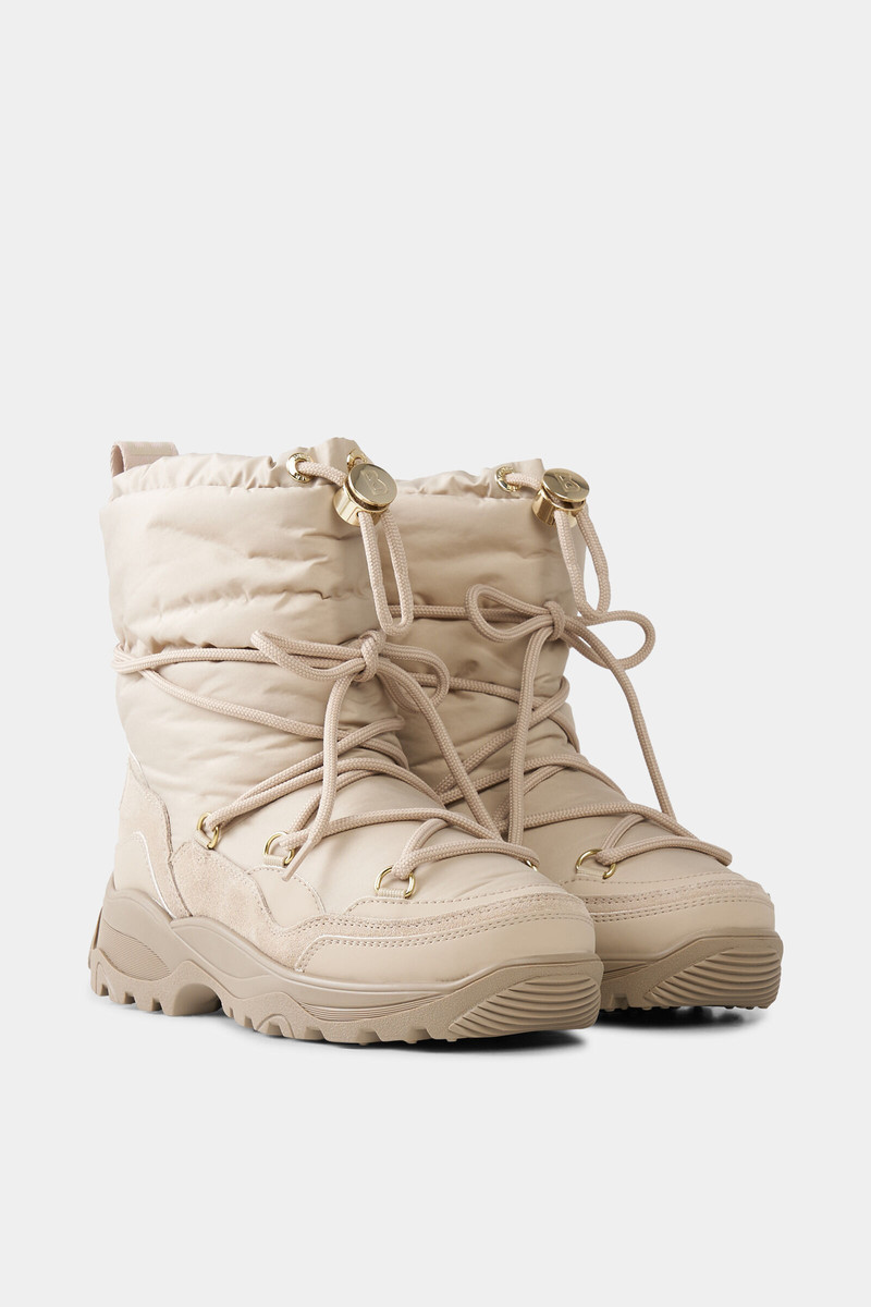 Snow boots Alta Badia with spikes in Beige 3