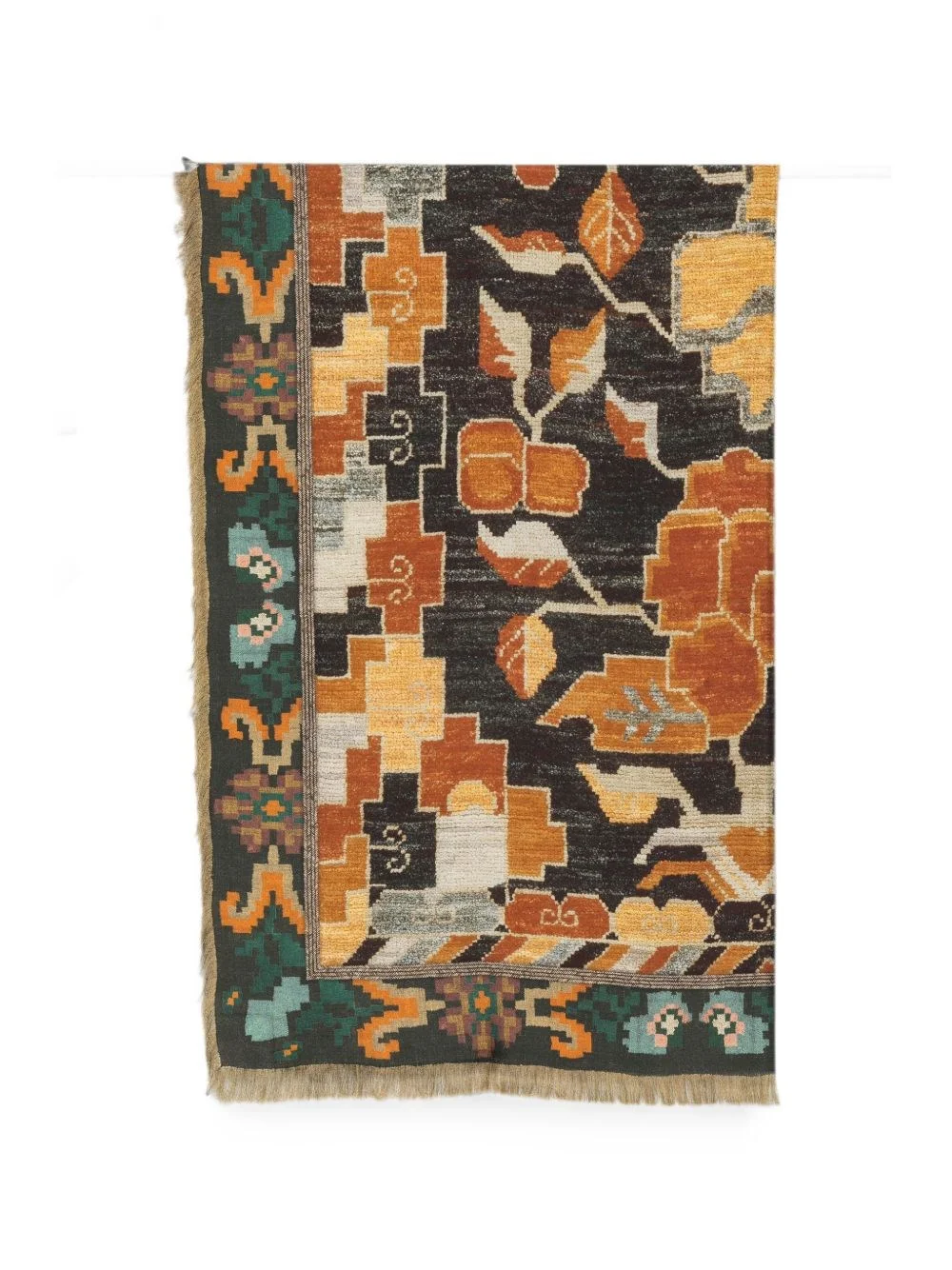 Printed silk scarf - 1