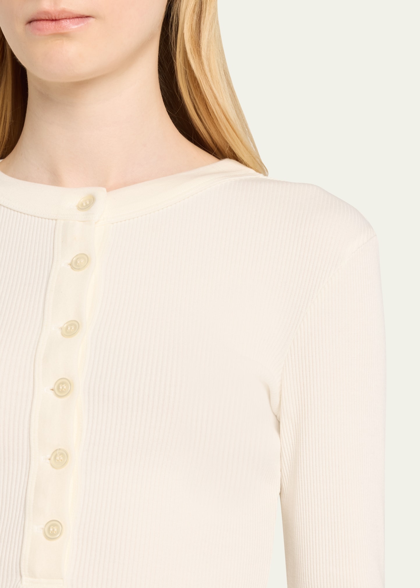 Varra Long-Sleeve Henley Top - 5