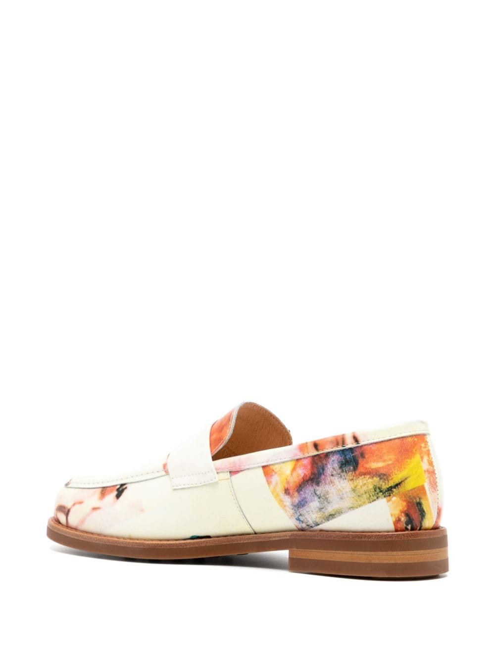 collage faces printed loafer - 3