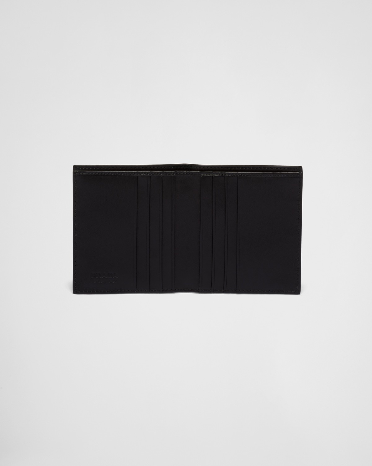 Printed leather wallet - 4