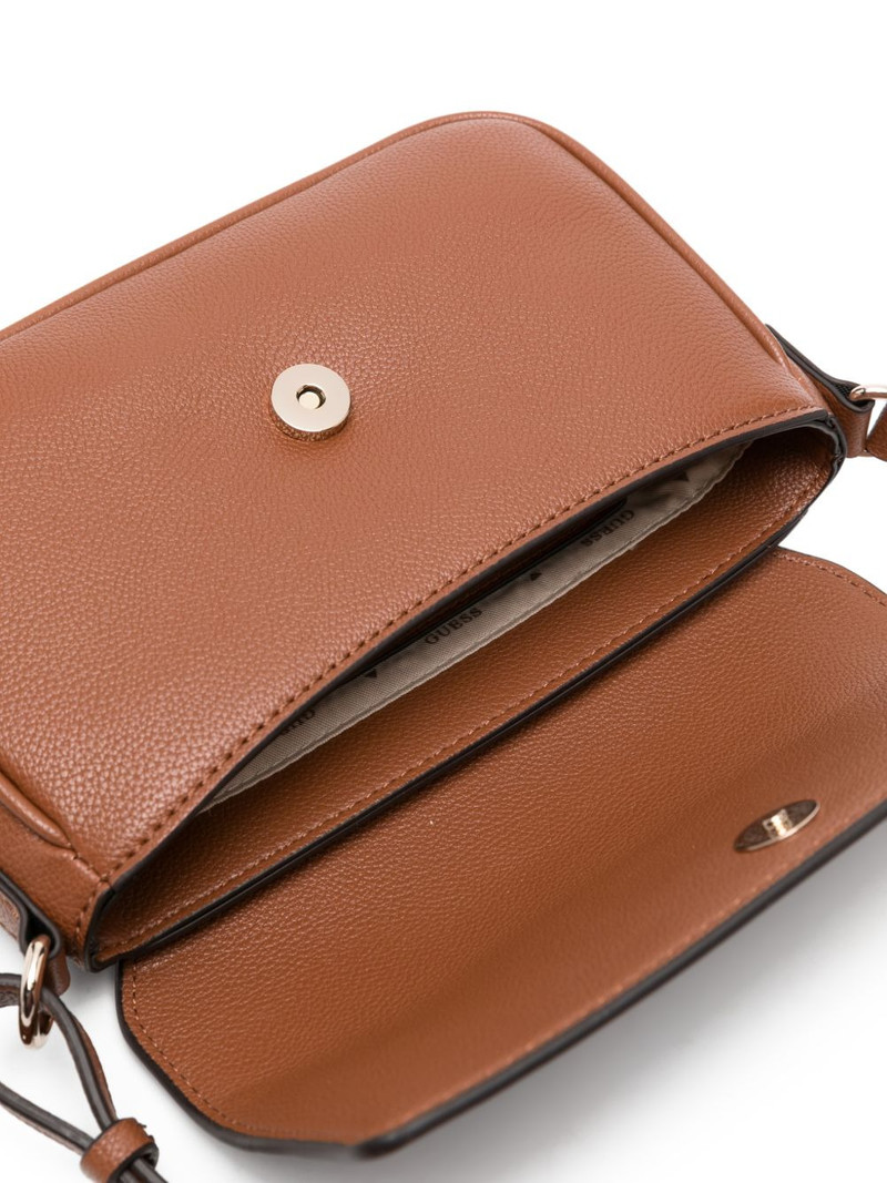 isola logo leather shoulder bag 4