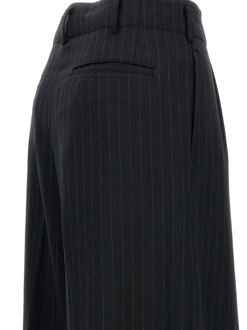 pinstripe cuffed trousers 3