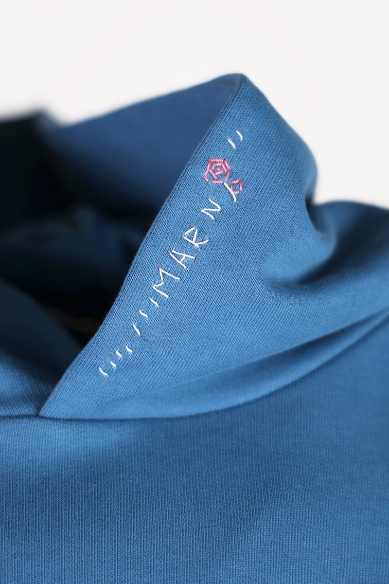 Marni Organic Certified Cotton Hoodie - Opal outlook