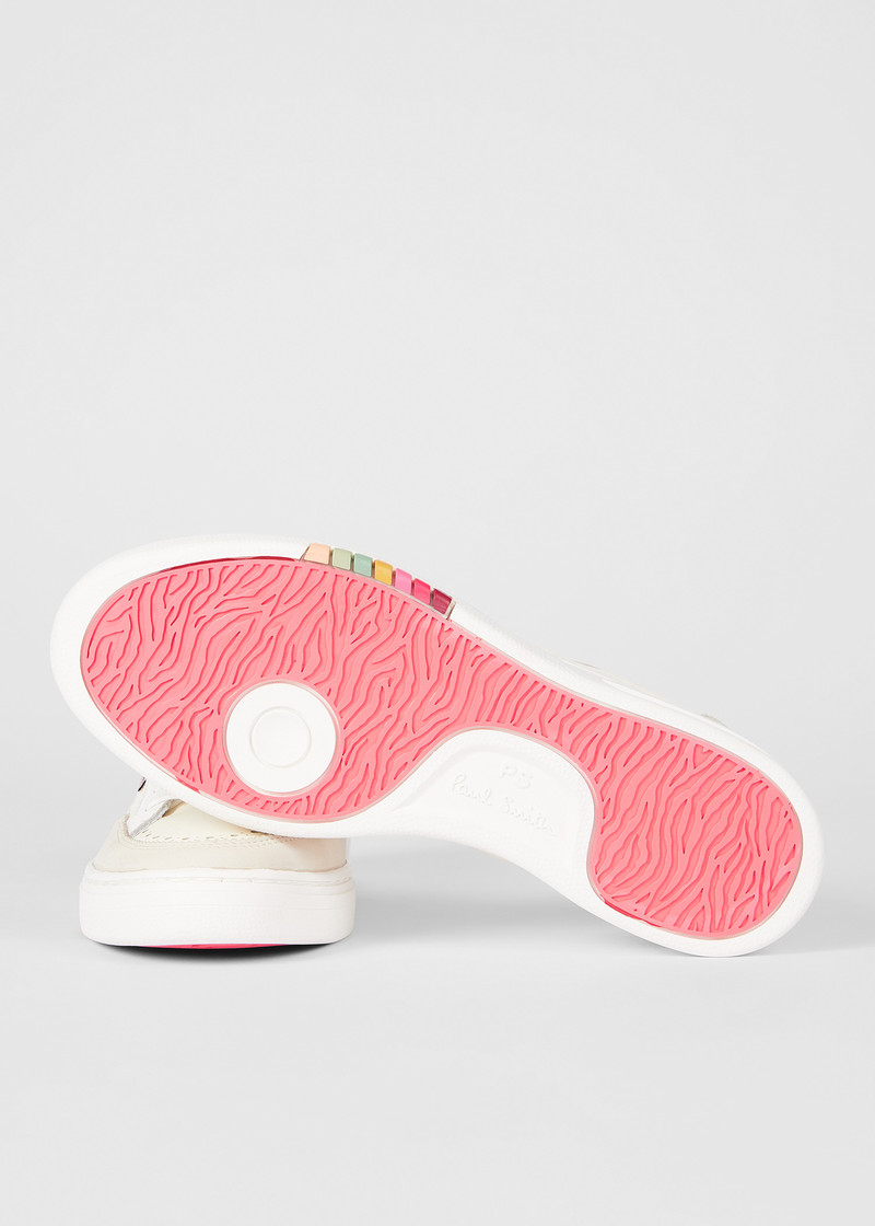 Paul Smith Women's White 'Hillstar' Trainers outlook