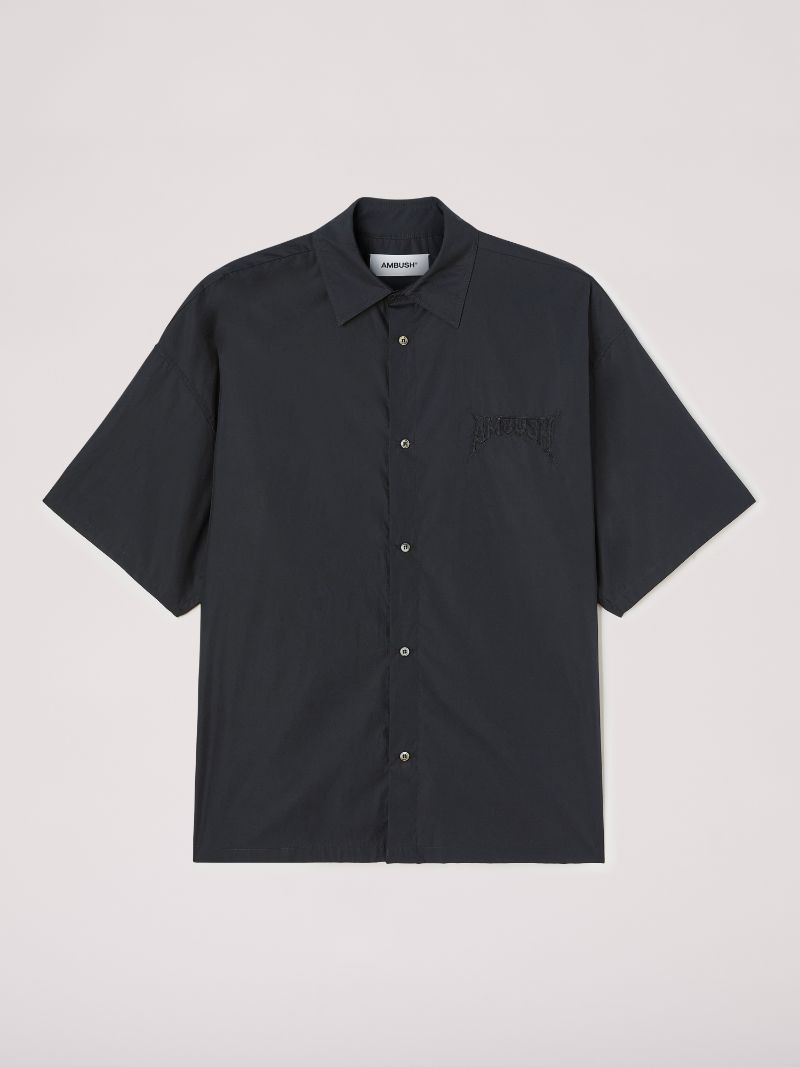 LOGO PATCH COTTON SHIRT - 1