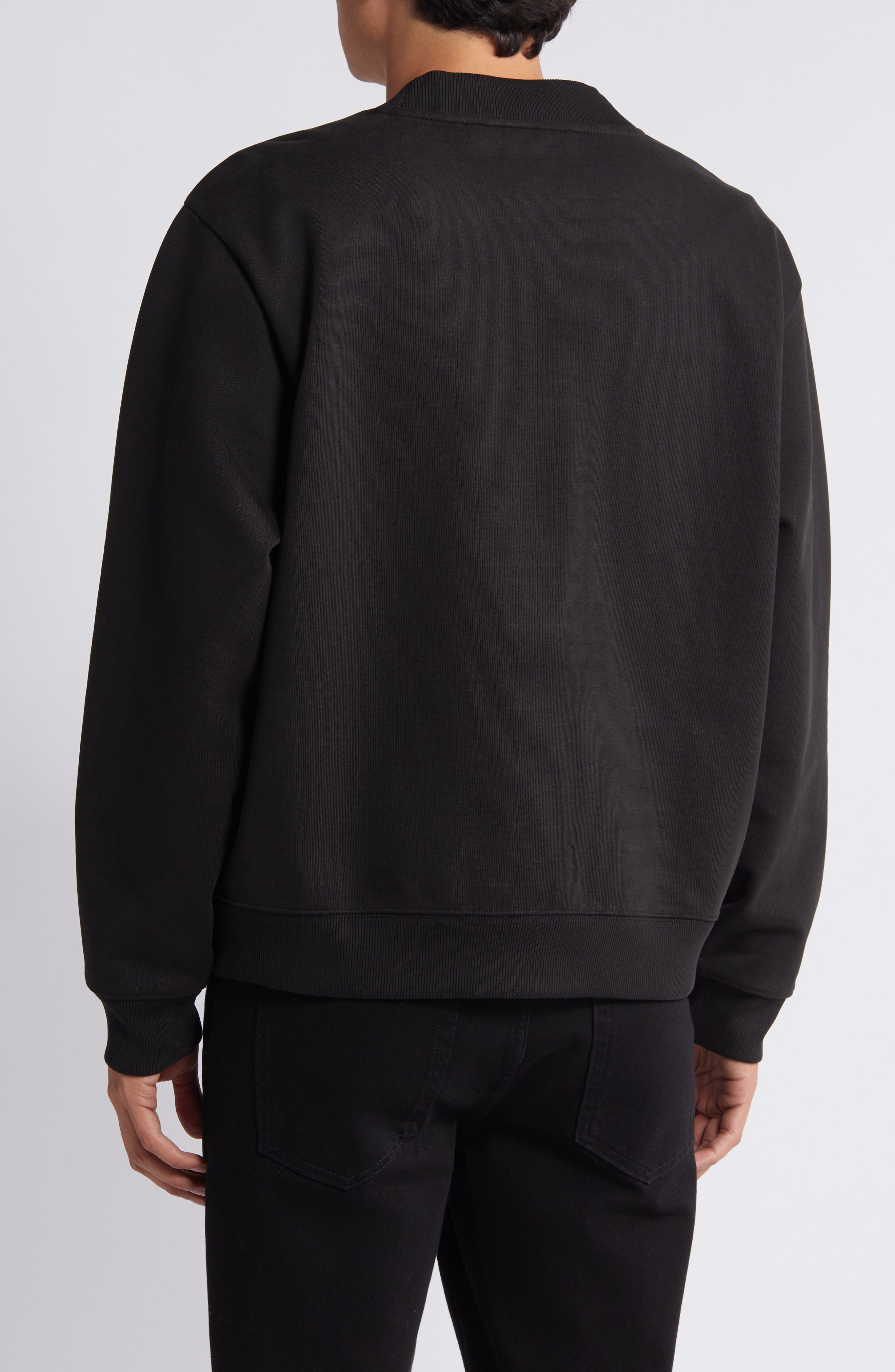 HUGO French Terry Jacket in Blk at Nordstrom - 2