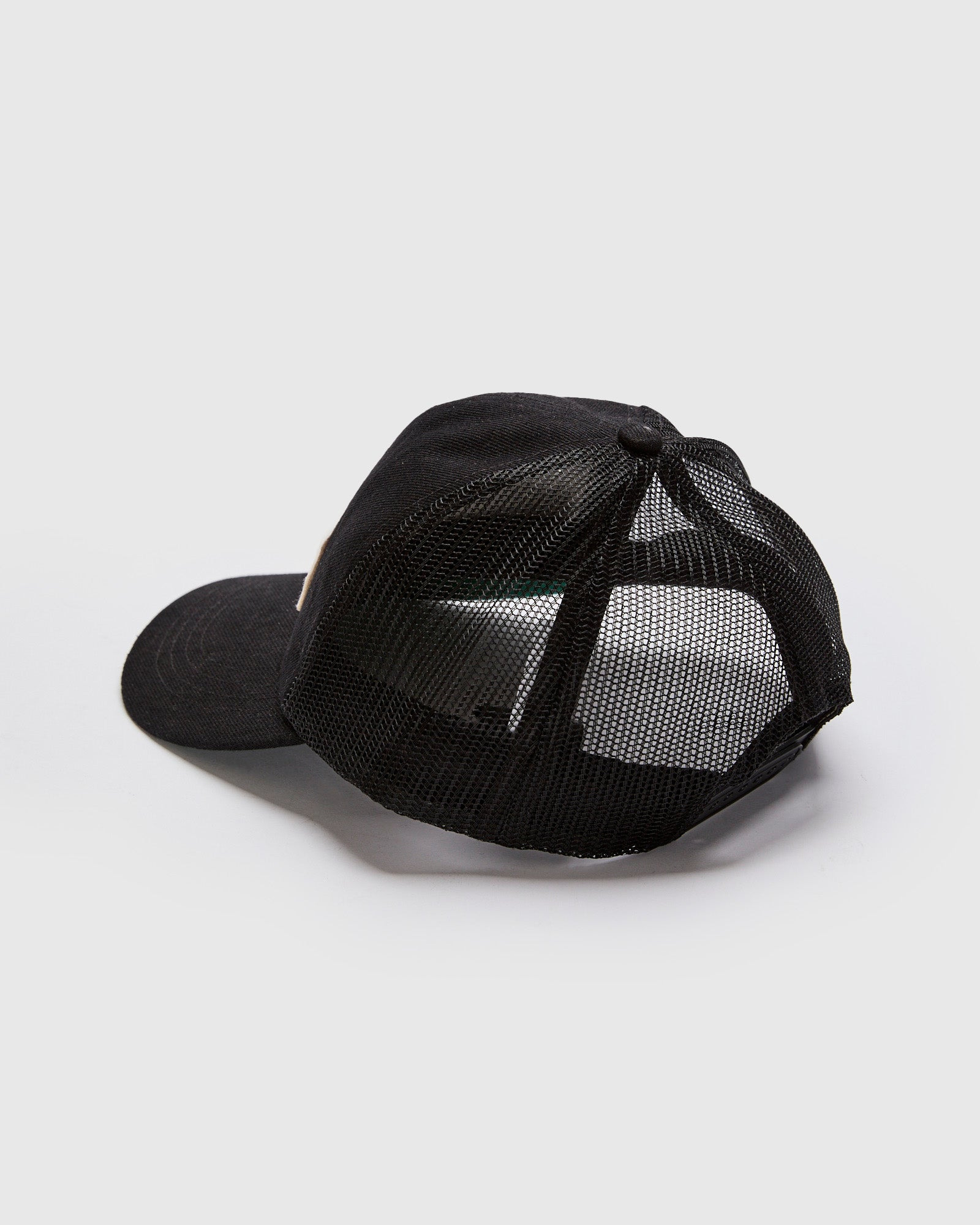 Double RL Trucker Cap in Black - 2