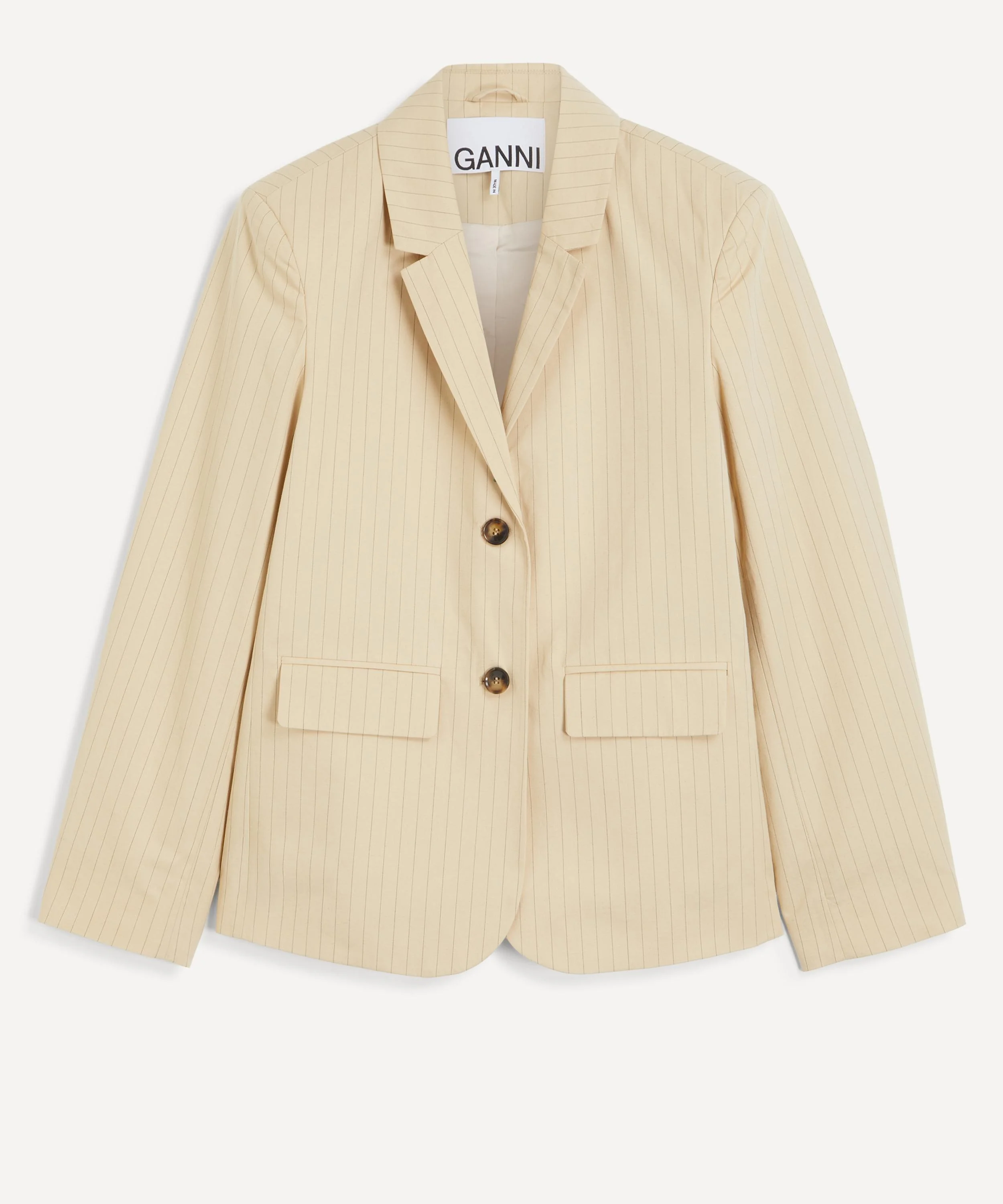 Beige Suiting Blazer - 1