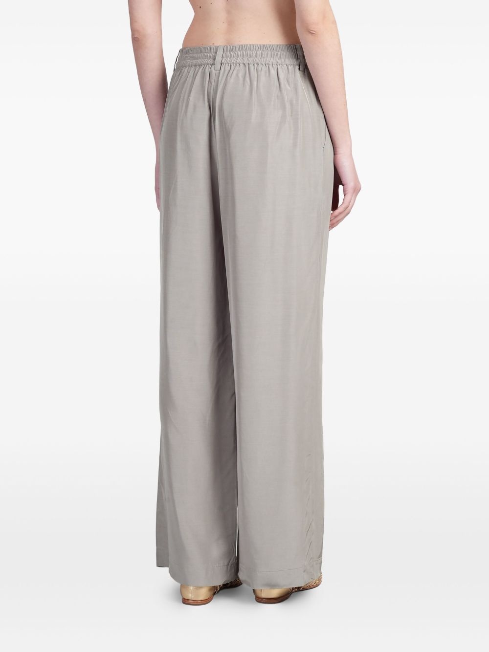 pleat-detailing trousers - 4
