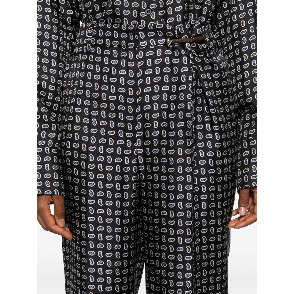 Prada Blue Trousers - Tailored Trousers Women - 5