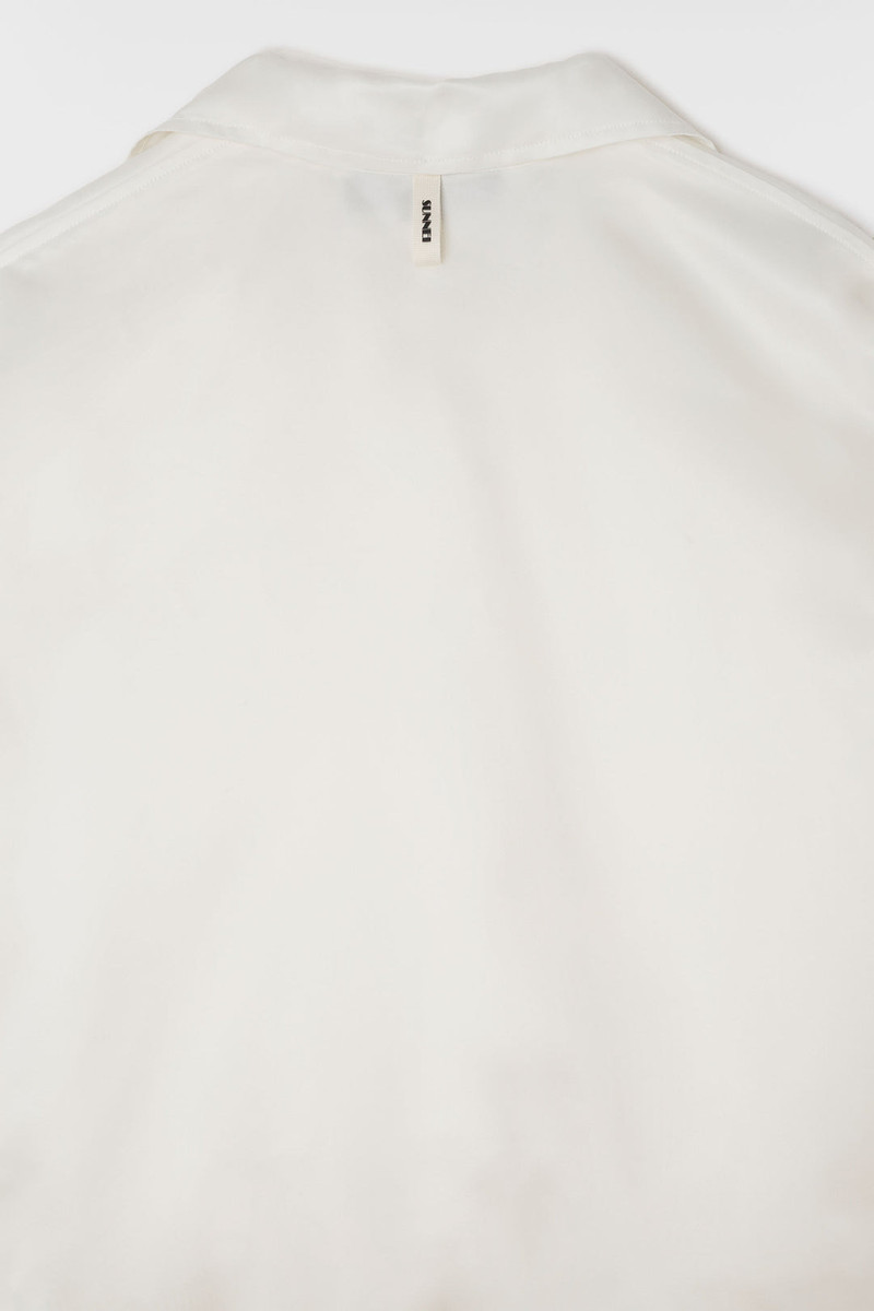 PUFFY POLO / white / silk 5