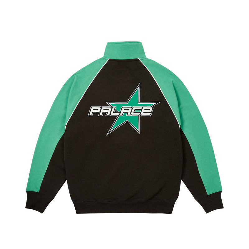 PALACE PALSTAR 1/4 ZIP BLACK outlook