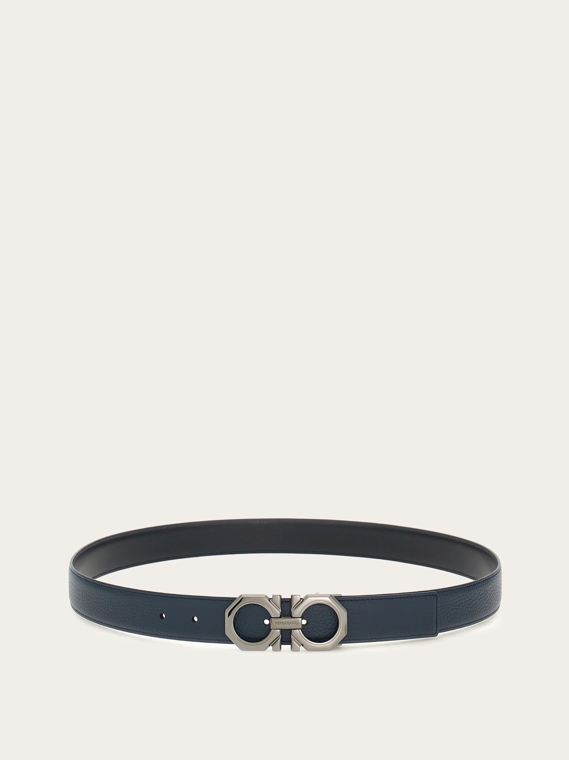 Reversible and adjustable Gancini belt - 3